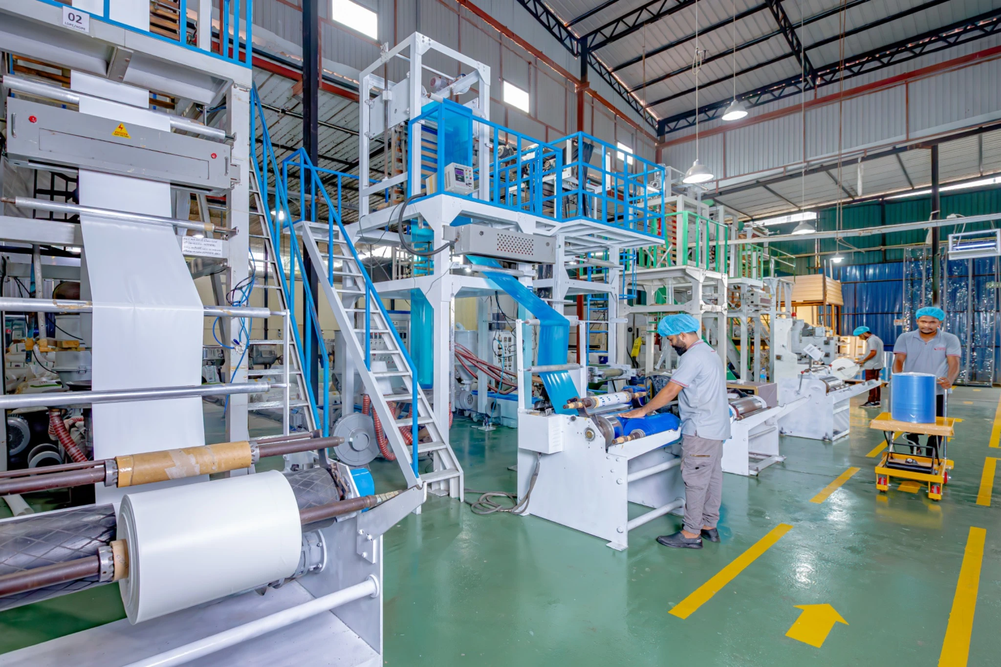 Film extrusion machinery