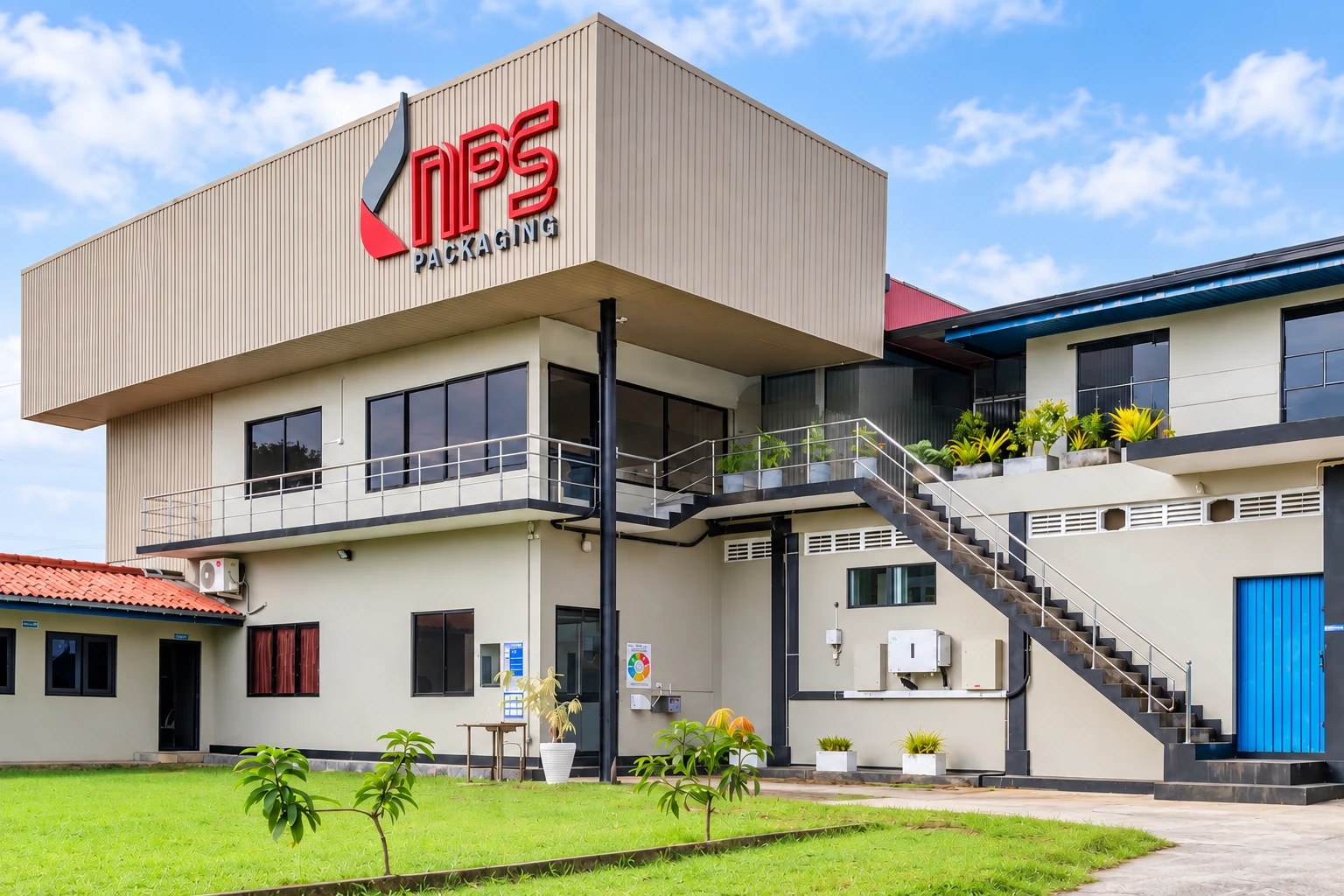 NPS Packaging factory exterior in Horana